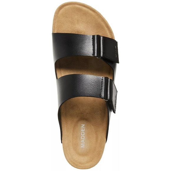 MADDEN MEN Men's Tisson Double Strap Sandals Black NWB - Picture 6 of 8